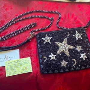 Mary Frances RARE crossbody clutch